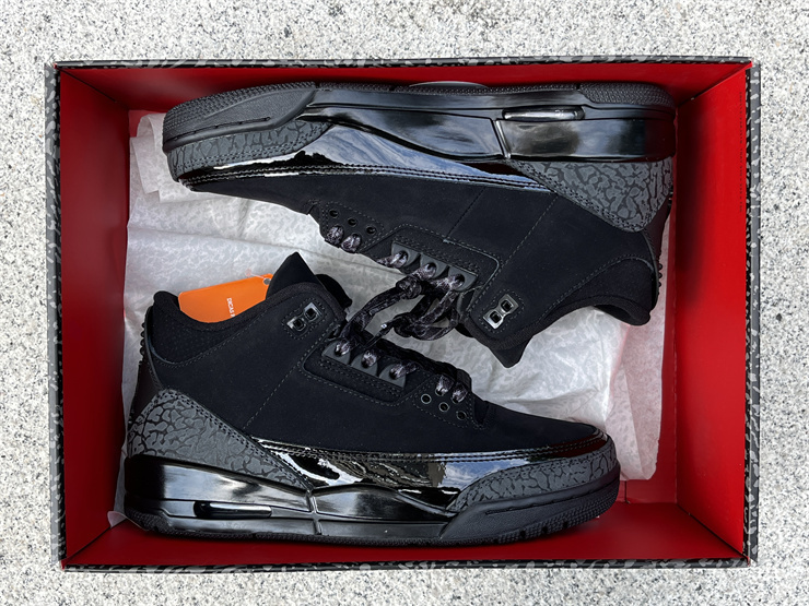 Size 9 - Air Jordan 3 Retro 2025 Black Cat