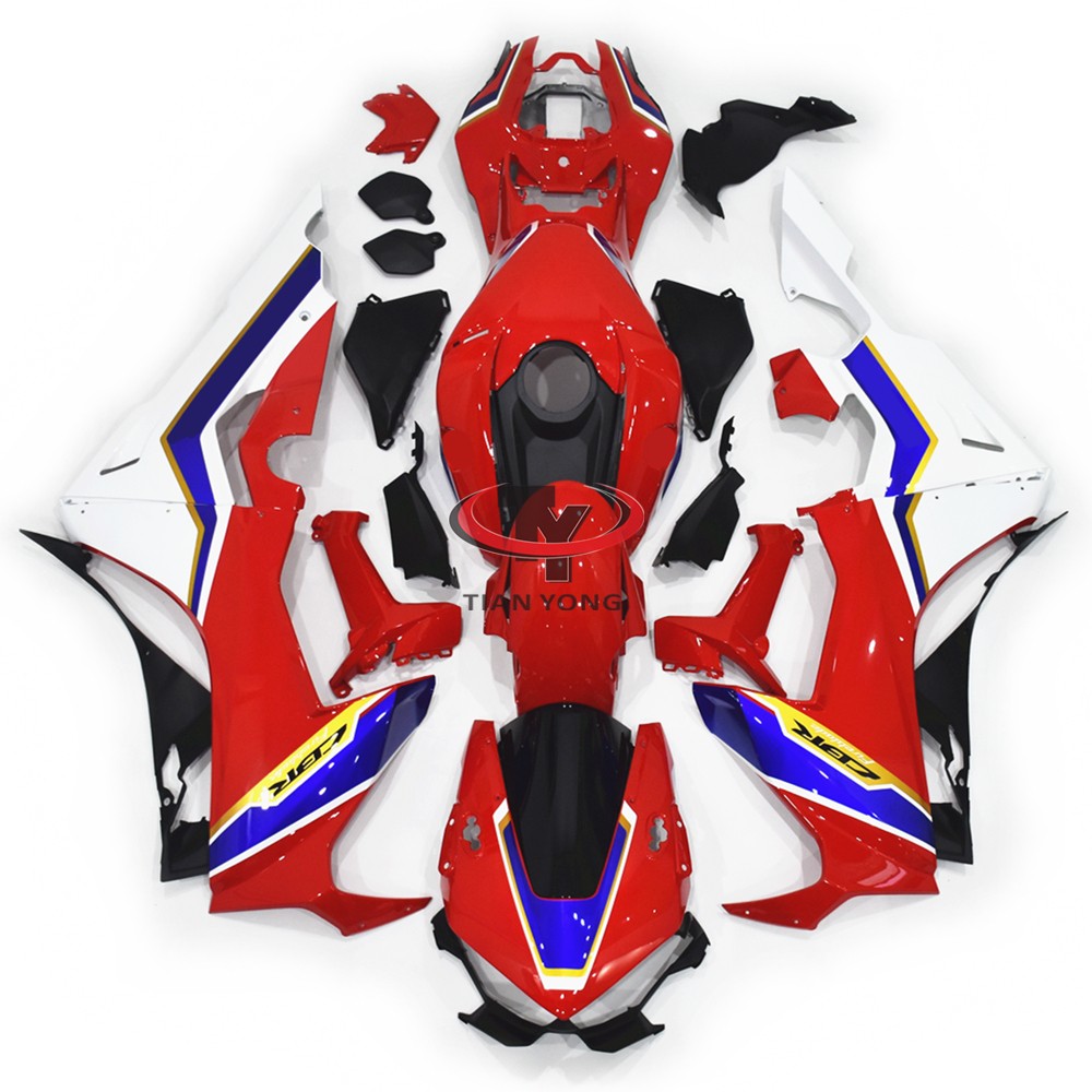 Red White Blue Injection Bodywork For Honda 2017-2020 CBR1000RR ABS Fairing Kit