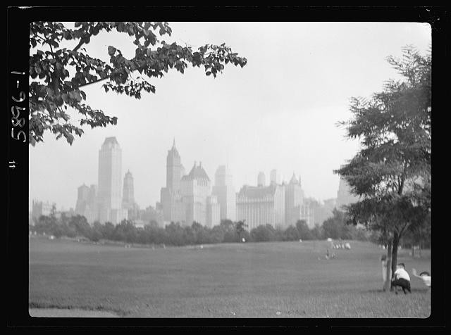 Photo:New York City Central Park 1930s Skyline View Manhattan