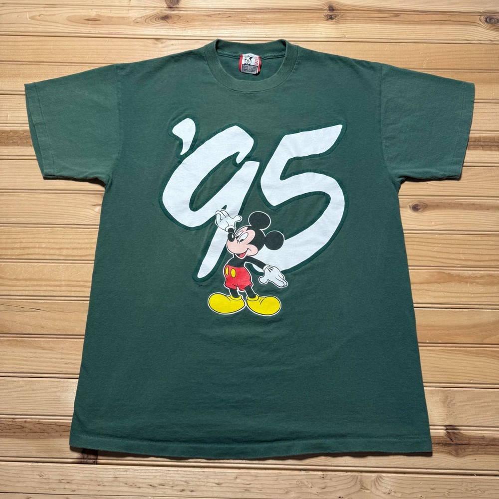 Vintage 1995 Walt Disney World Mickey Mouse '95 Souvenir Shirt USA Small/Medium