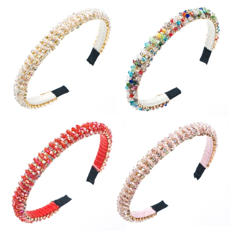 Casual Baroque Thin Brim Washing Face Headband for Women Makeup