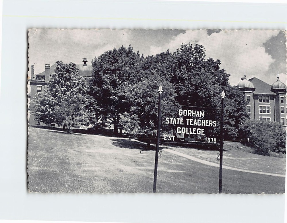 Postcard Gorham State Teachers College Gorham Maine USA