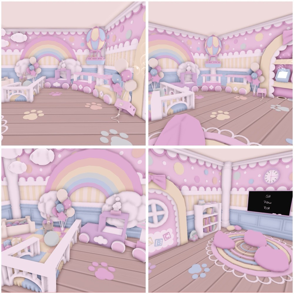 🌈💐 Cute Pastel Rainbow Preppy Grind Home House Adopt Me 💐🌈