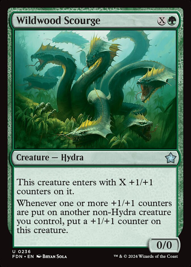 MTG Magic the Gathering Wildwood Scourge (236/789) Foundations LP