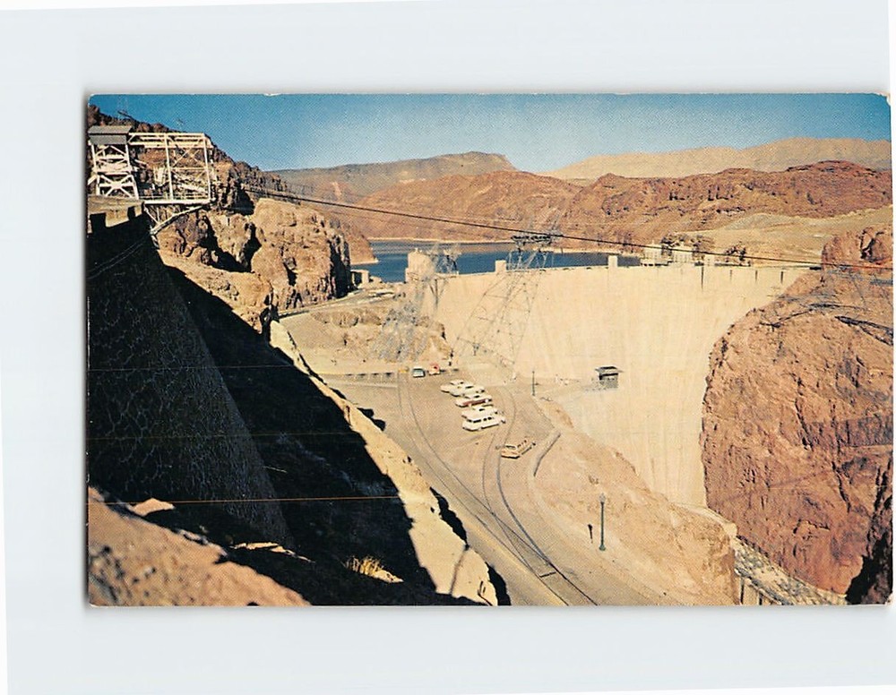 Postcard Hoover Dam USA