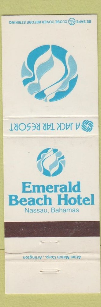 Matchbook Cover - Emerald Beach Hotel Nassau Bahamas