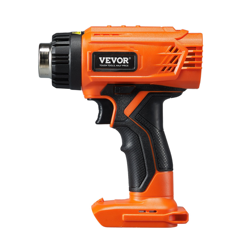 Cordless Heat Gun with 6 Temp Settings LED Light 4 Nozzles for Professional Use