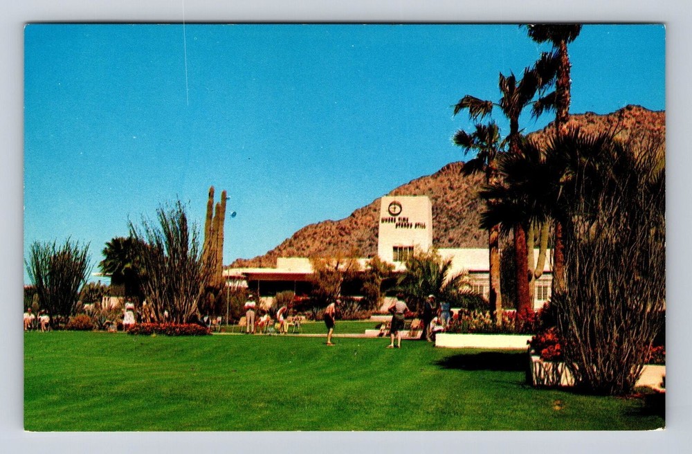 Phoenix AZ-Arizona, Camelback Inn, Golfing Advertising, Vintage Postcard