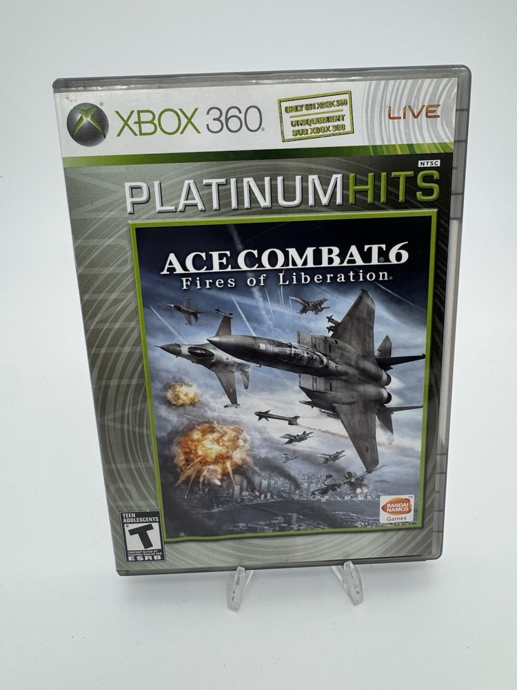 Ace Combat 6: Fires of Liberation (Microsoft Xbox 360, 2007) Platinum Hits-image