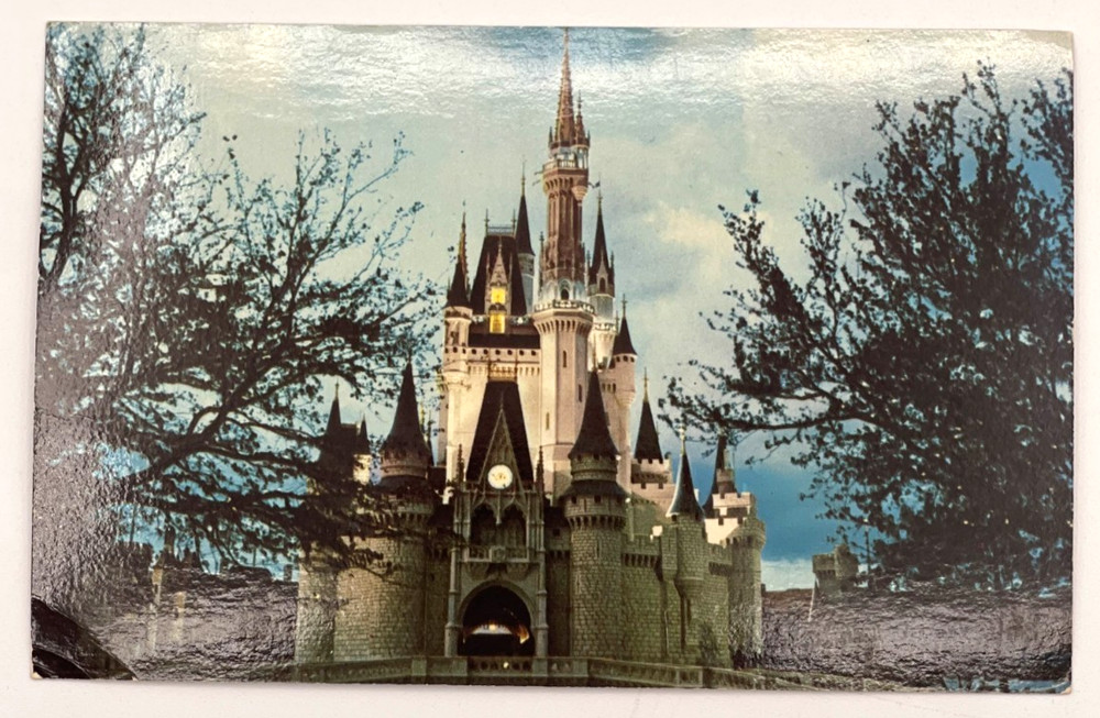 Cinderella Castle Fantasyland Walt Disney World Florida FL Posted 1972 Postcard