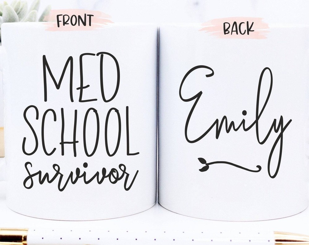 Med School Survivor Mug Medical Student Mug Doctor Mug Doctor Gift Custom Gift