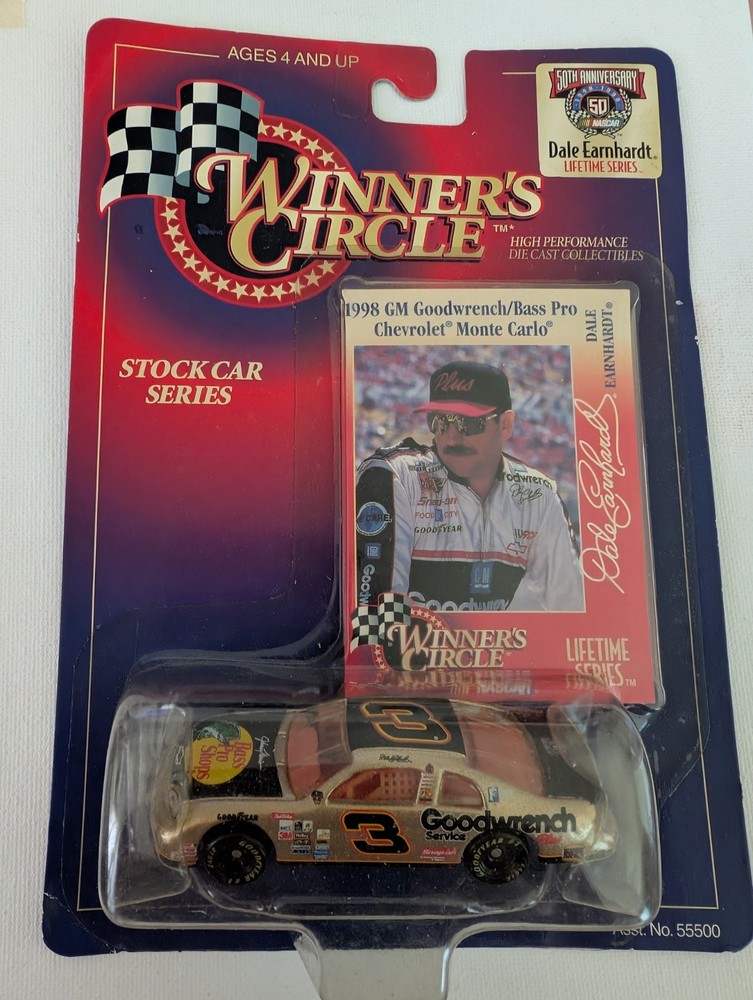 Dale Earnhardt Sr #3 1998 Winners Circle GM Goodwrench Bass Pro 1:64 Diecast Car