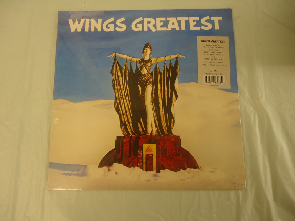 Wings Greatest by Paul McCartney & the Wings LP (2018) NEW Shrink Wrap Tear