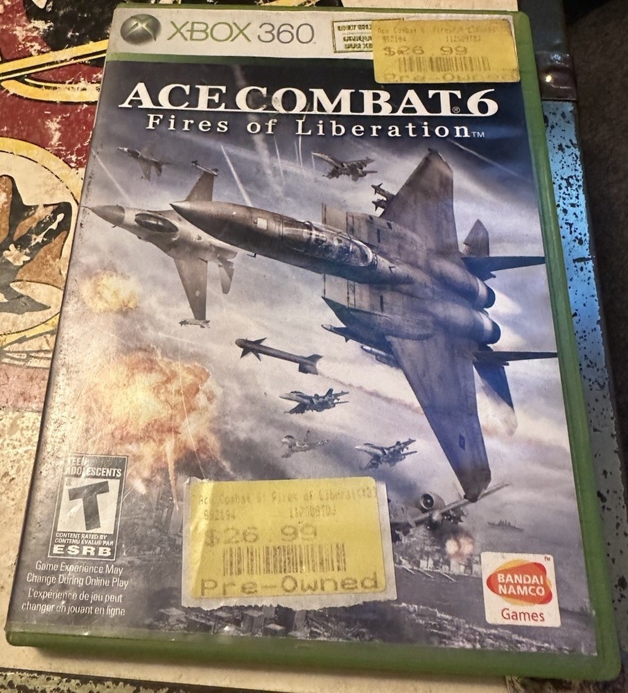 Bandai Namco Ace Combat 6 Fires of Liberation Xbox 360 Action T NTSC Ace Combat…-image
