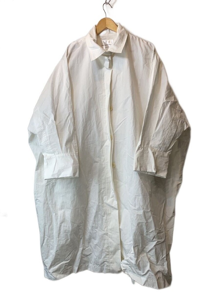 True Colors Market Fashiru  Steel Collar Coat/-/Cotton/Wht 10201
