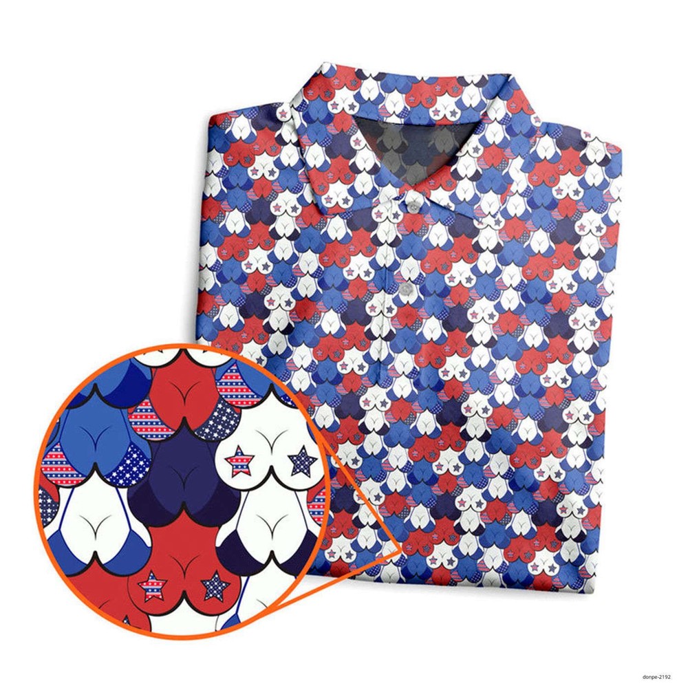American Tatas - Funny Golf Polo Shirt Quick Dry Short Sleeve Shirts  For Men's