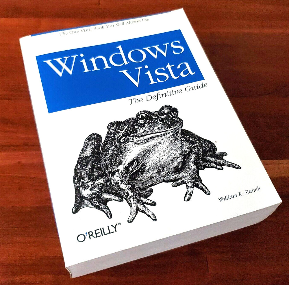 Windows Vista The Definitive Guide Paperback Technical Computer Reference