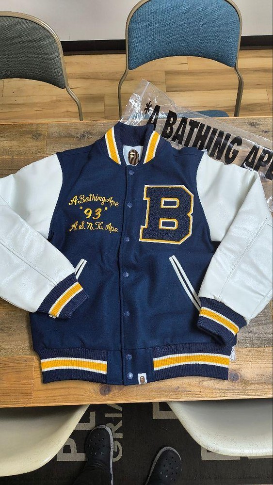 A Bathing Ape Varsity Jacket Size M