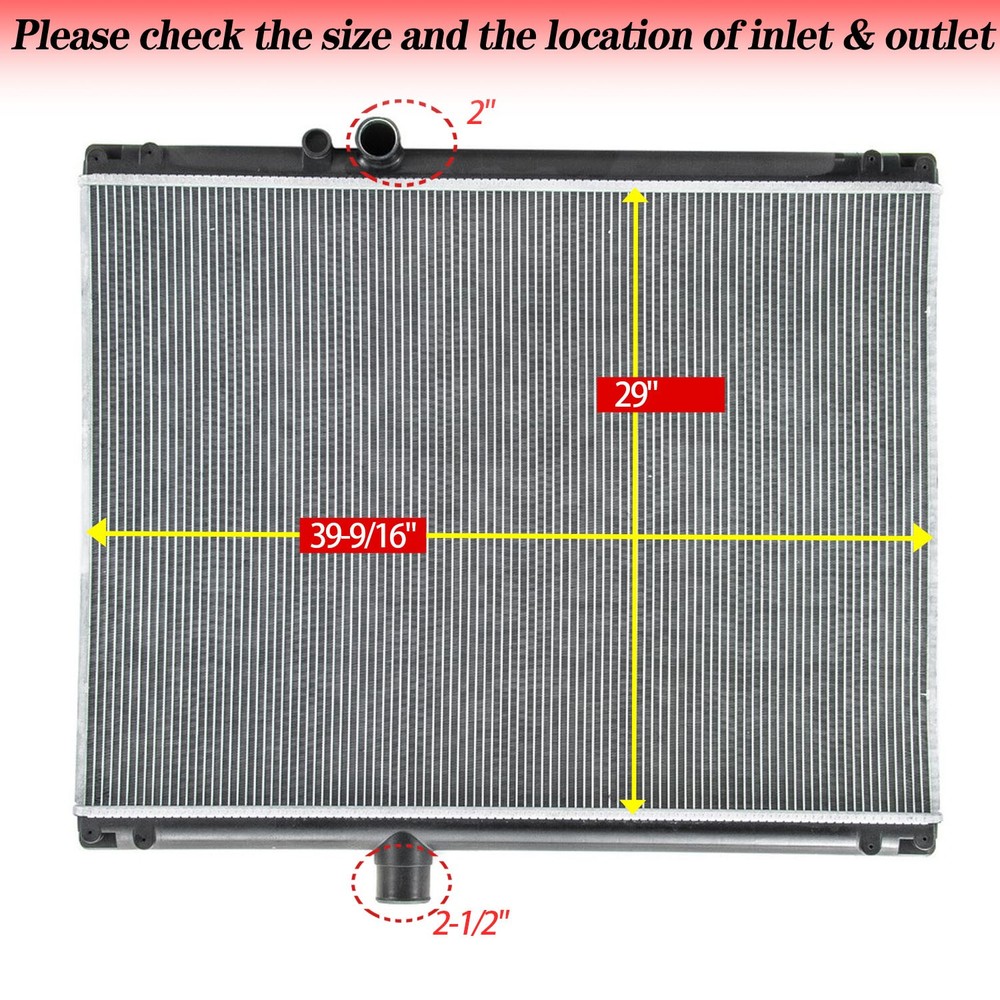 Truck Radiator For 1992-2004 Mack CH Series 3MF5532M 1103596 20961102027