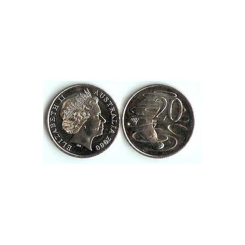 Collection of 15 Australia KM403(U) 20 Cents Coins Featuring the Platypus 🇦🇺