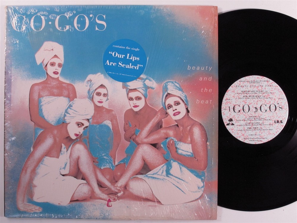 GO-GO'S Beauty And The Beat I.R.S. LP VG++/VG+ SHRINK f