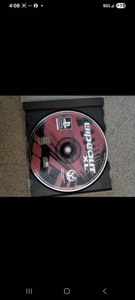 Wipeout XL (Sony PlayStation 1, 1996) Disc Only