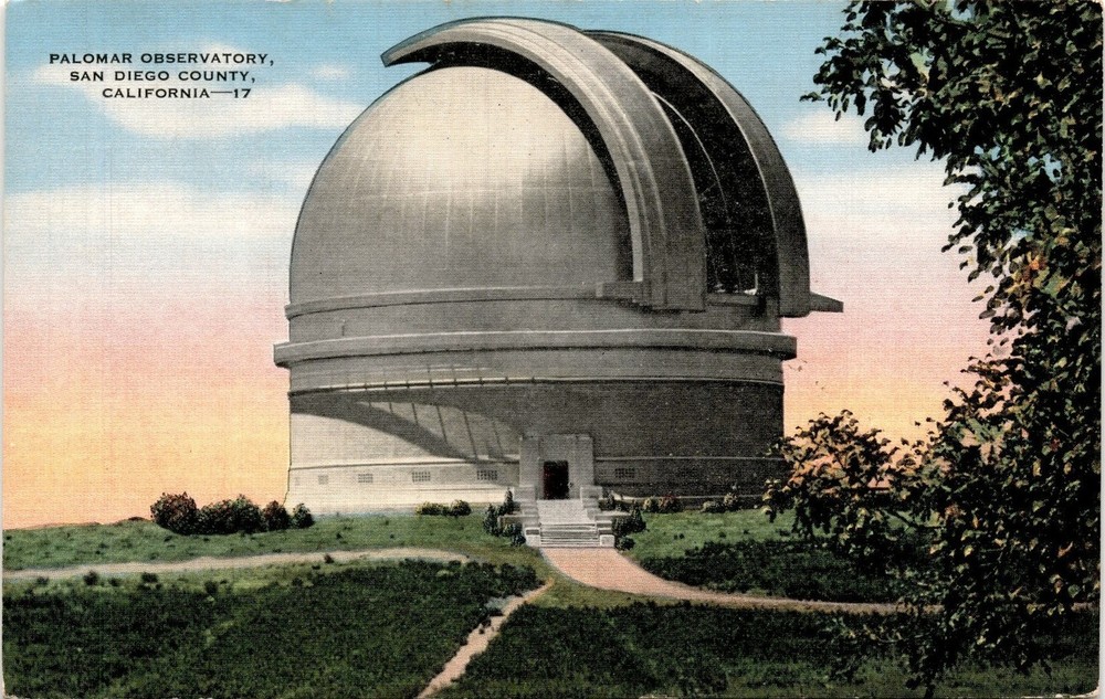 Palomar Observatory, San Diego County, California, California Postcard