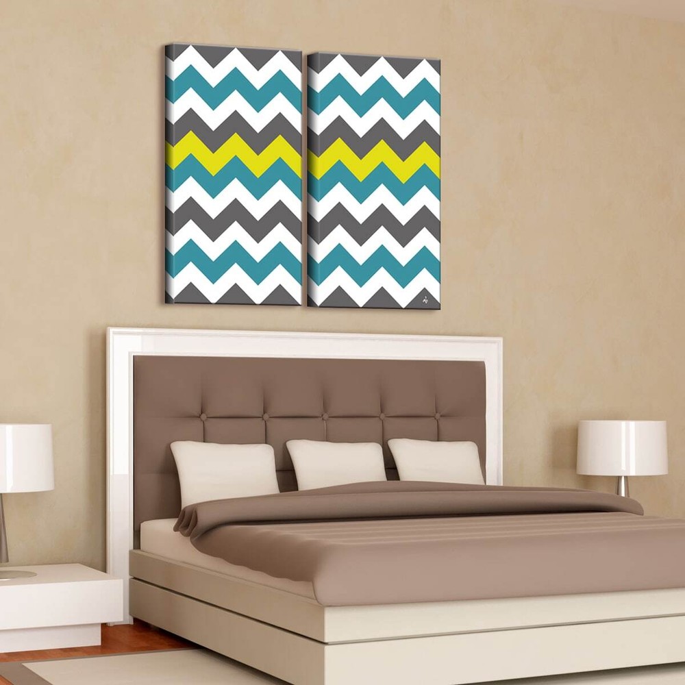 Ready2HangArt 'Geometric Study XI' Canvas Wall Art (2-piece) Grey (2) 20
