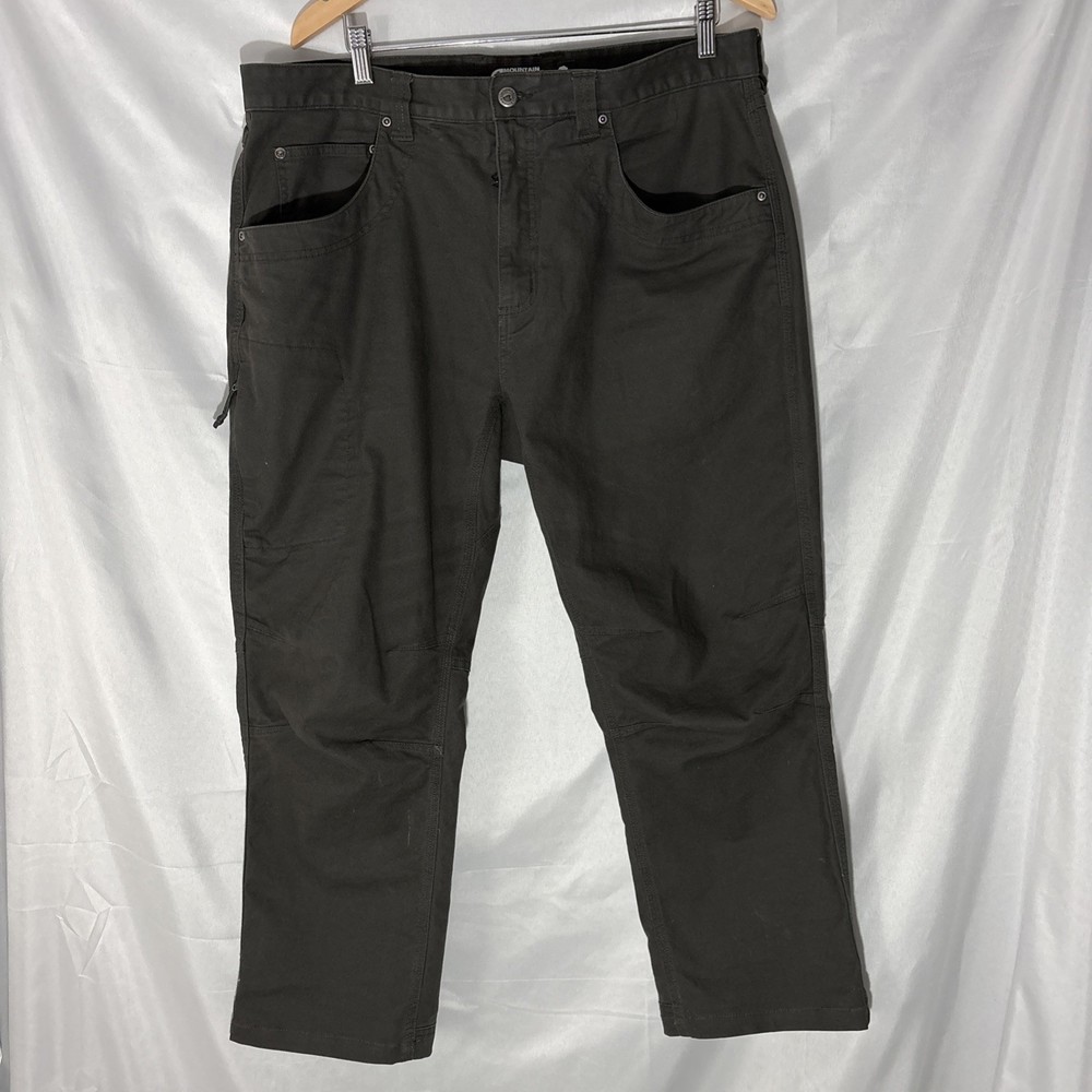 Mountain Khakis Origins Camber Pants, Men’s 38x32x, Dark Green, MINT