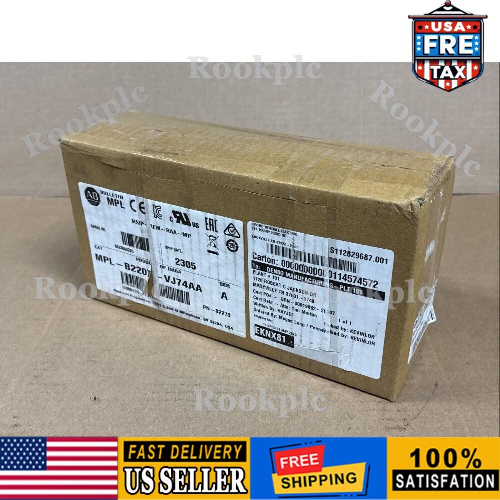 NEW Allen Bradley MPL-B220T-VJ74AA Kinetix AC Servo Motor FASHIP US Free Tax