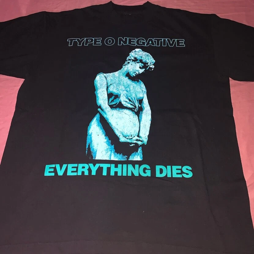 Type O Negative Everything Dies Black T-Shirt Cotton All Size BO2648
