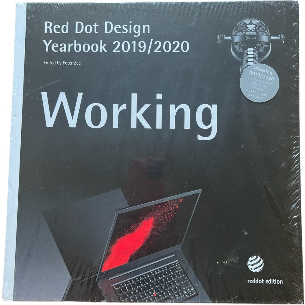 Red Dot Design Yearbook 2019/2020 Working | Bilingual EN/DE | Hardcover Sealed