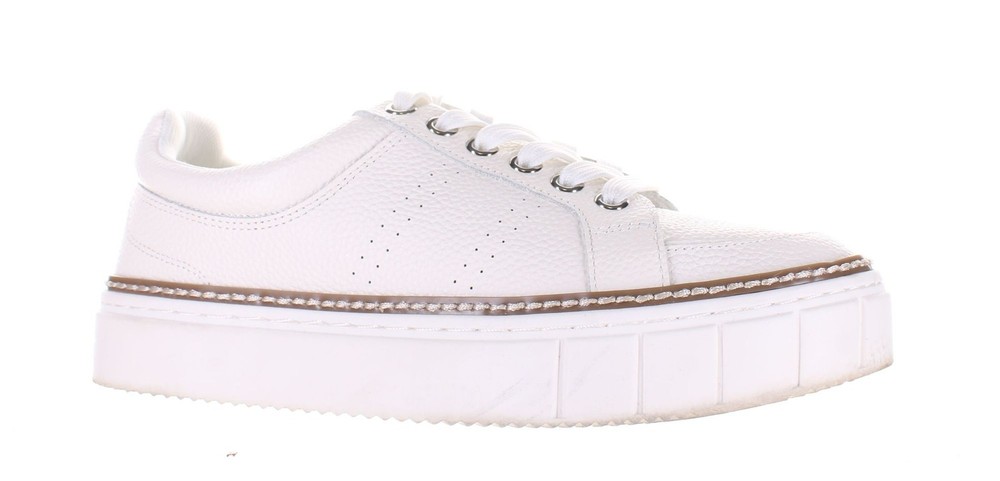 Vince Camuto Womens Rezelli Beige Fashion Sneaker Size 7 (7826388)