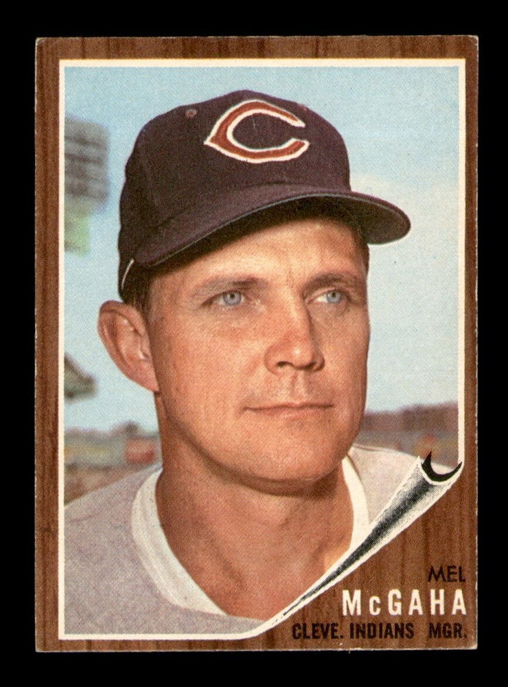 1962 Topps #242 Mel McGaha Manager EX Condition OBGcards Vintage Baseball