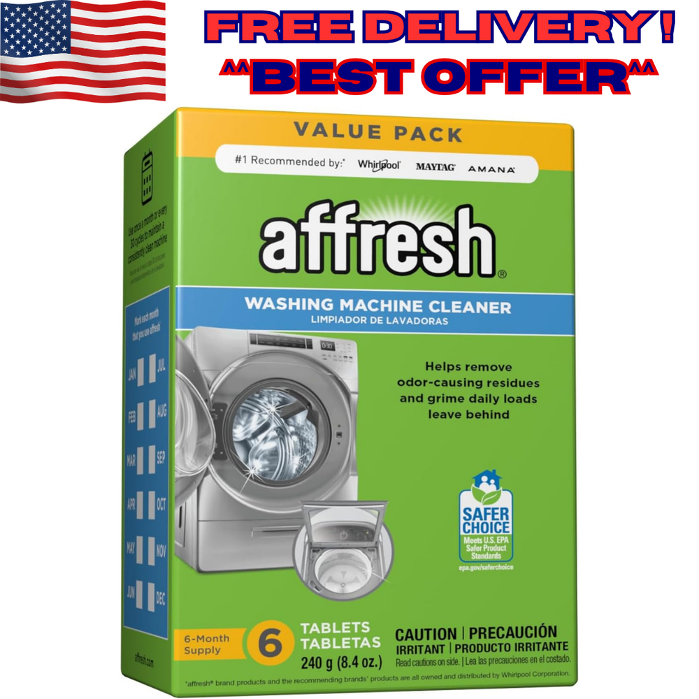 Affresh Washing Machine Cleaner for Front and Top Load Washers