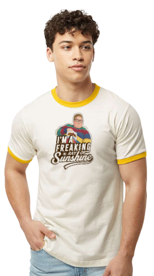 ***NEW*** Stranger Things Delightful Derek - A Freaking Ray of Sunshine T-Shirt