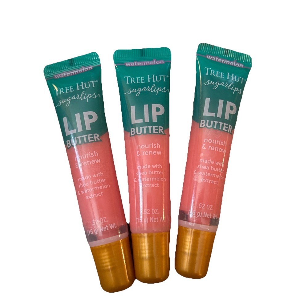 Tree Hut Sugar Lips Lip Butter Watermelon Pink - 3 Pack!