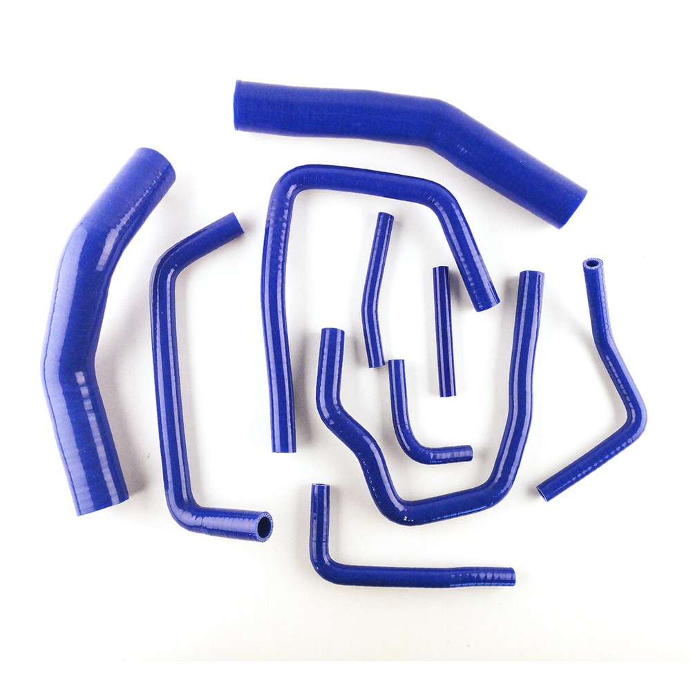 Silicone Radiator Hose Blue Kit For 1990-1997 Toyota Land Cruiser HDJ80 4.2L New