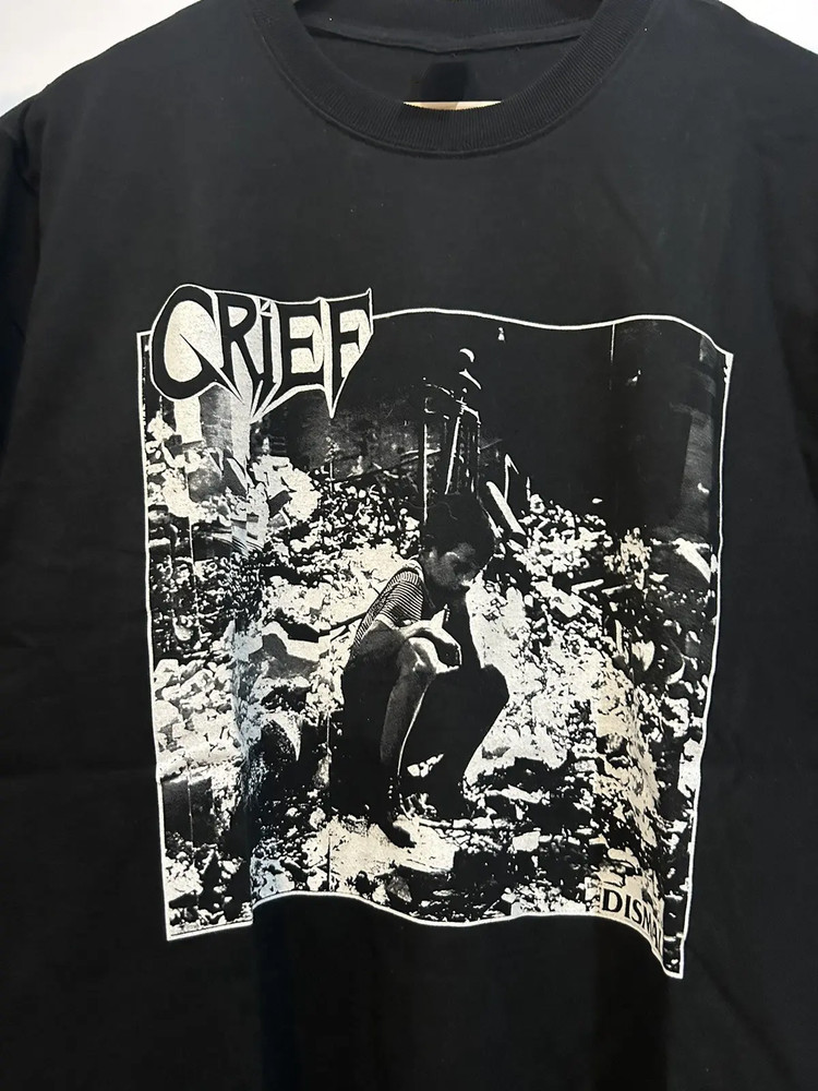 NEW Grief Band Dismal Album Short Sleeve Black Cotton Shirt S-5XL MC625