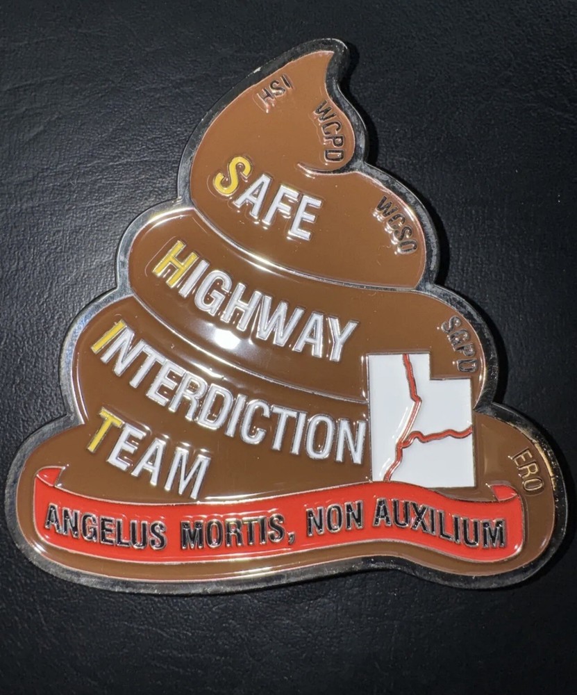 Moneda Desafío Unidad Estupefacientes Aplicación de la Ley S - H - I - T