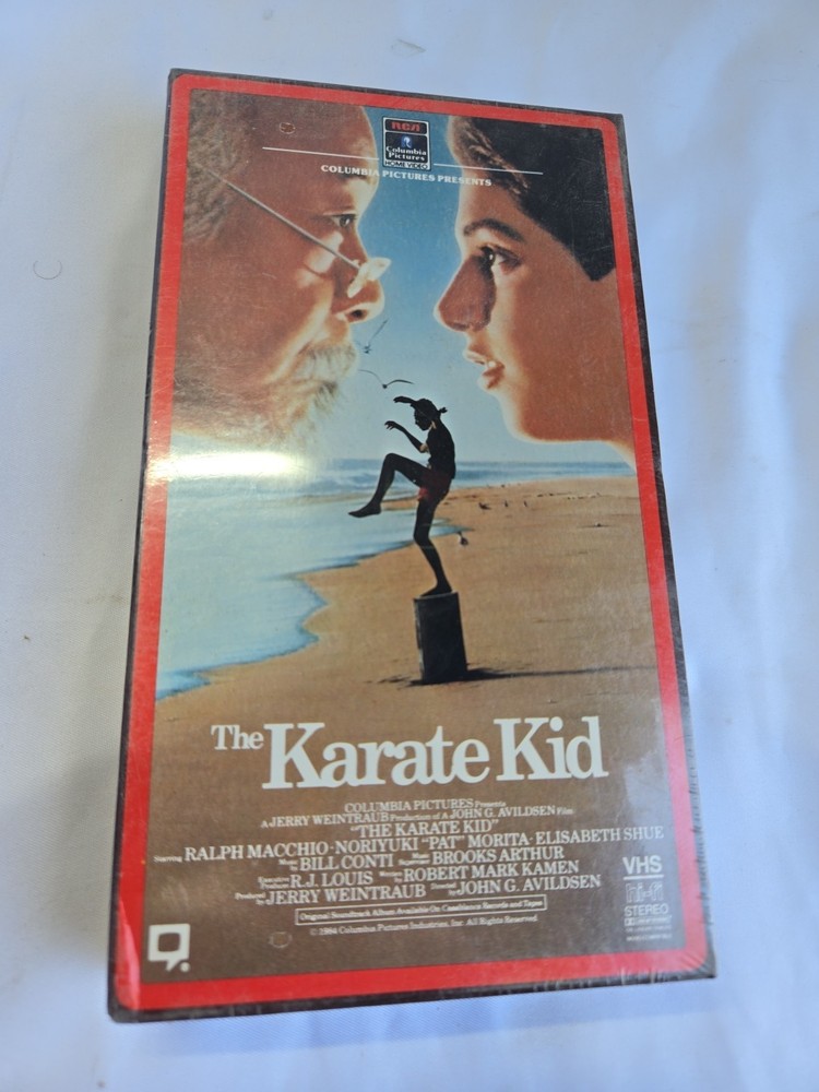 KARATE KID VHS TRUE THIRD PRINT 1985 Release Full Side Closed NEW SEALED!