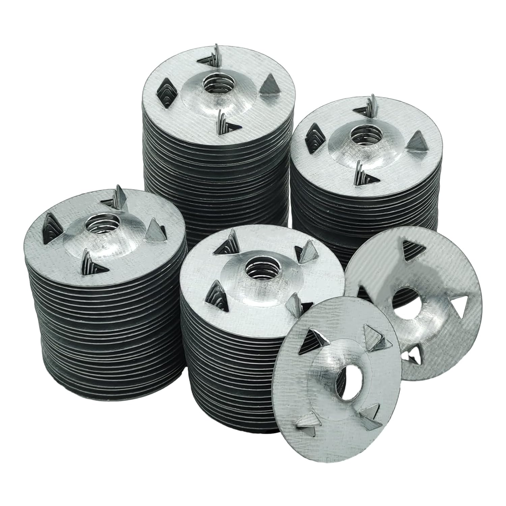 300 Pcs Foam Board Fasteners with Washers for 1-1/8 Inch Panel Installation