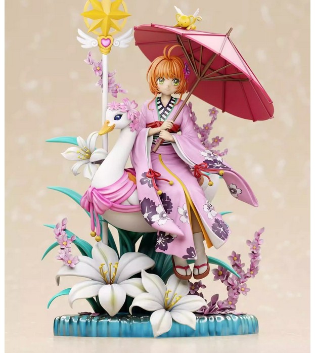 CHIKARA Studios Cardcaptor Sakura Statue Resin PU in stock KINOMOTO SAKURA 25cm
