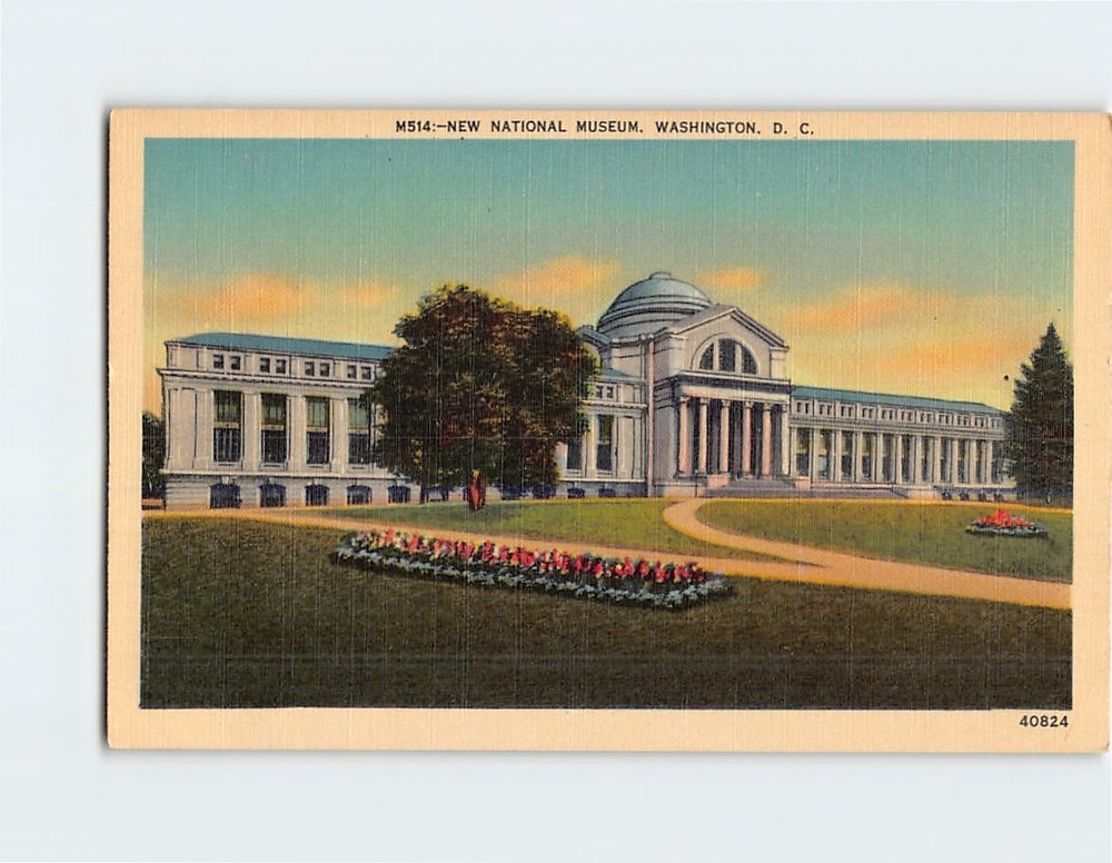Postcard New National Museum Washington DC USA