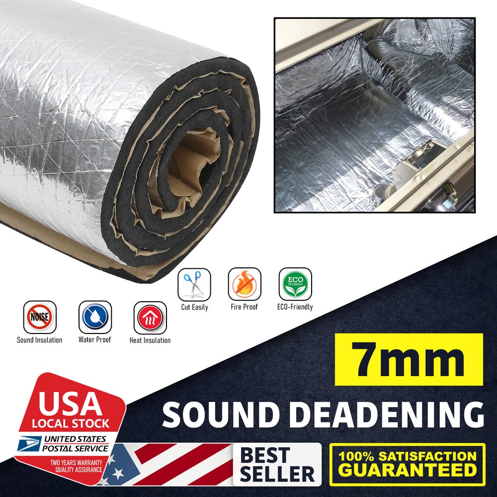 Fireproof Waterproof Car Heat Shield Sound Deadener Floor Deadening Mat 22sqft