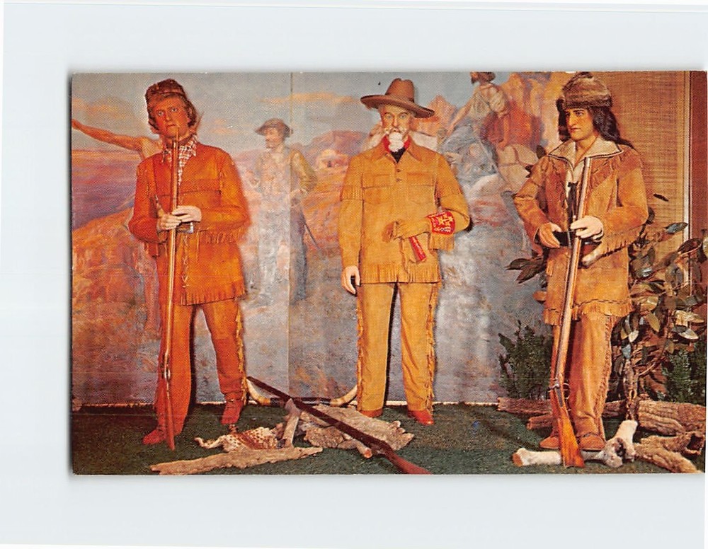 Postcard Western Group Potters Wax Museum Saint St. Augustine Florida USA