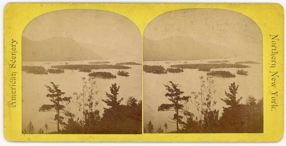 NEW YORK SV - Lake George - Hundred Islands - 1880s