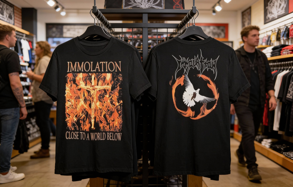 Immolation Band Close To A World Below 2sides T-shirt S to 5XL