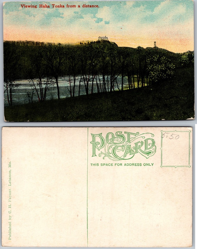 Haha Tonka Hillside Estate Lebanon MO Postcard