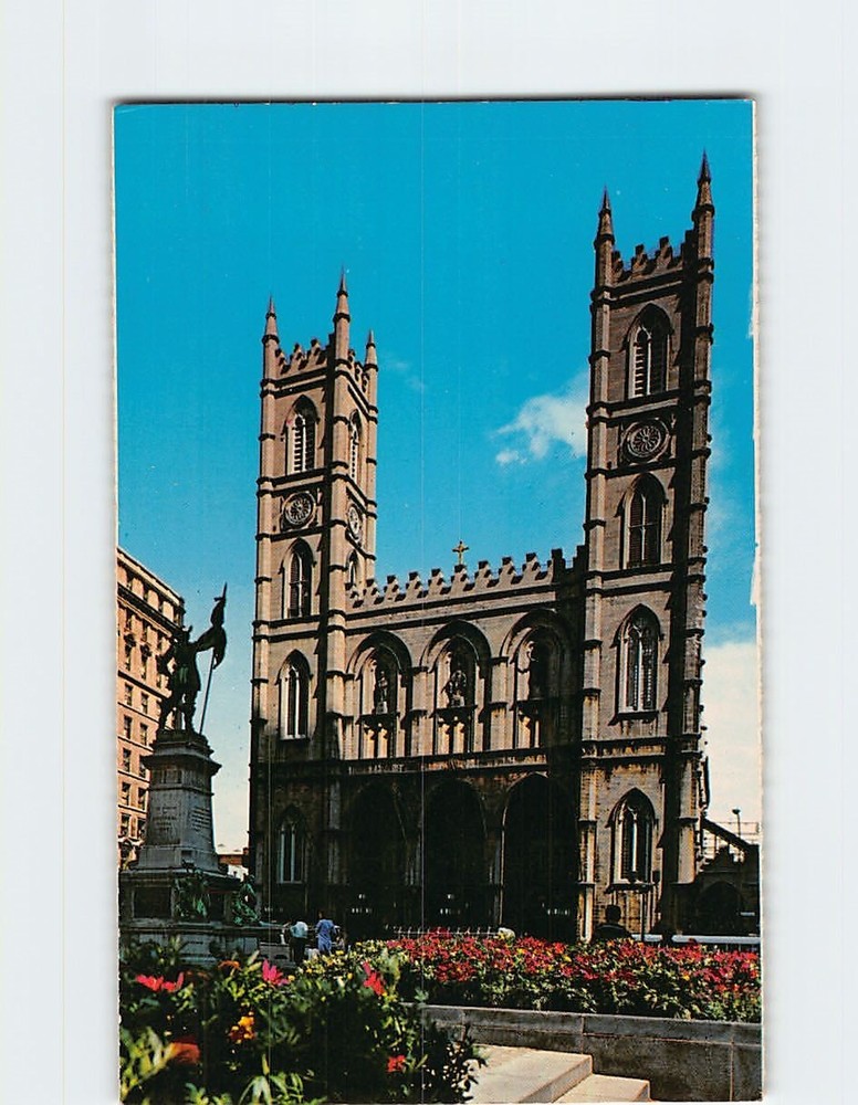Postcard Notre Dame Church Montreal Quebec Canada